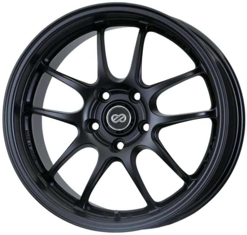 Enkei — Enkei PF01 17x9 5x114.3 48mm Offset 75mm Bore Diameter Matte Black Wheel - view 1
