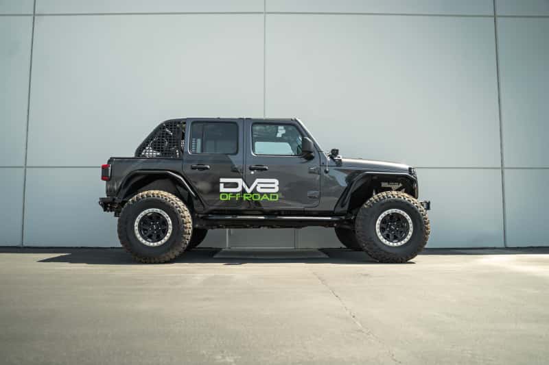DV8 Offroad — DV8 Offroad 18-23 Jeep Wrangler JL 4 Door Body/Pinch Weld Mounted Step
Side Steps - view 1