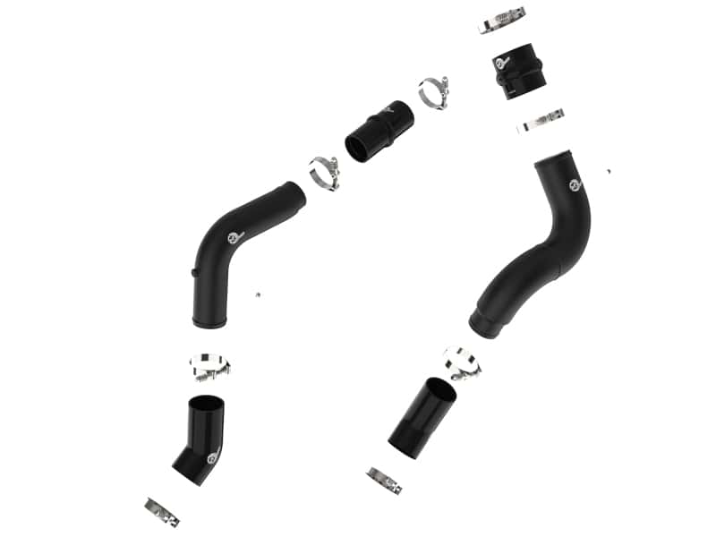 aFe — aFe BladeRunner Aluminum Hot and Cold Charge Pipe Kit Black RAM Diesel Trucks 19-23 L6-6.7L (td)
Charge Pipe Kit - view 2