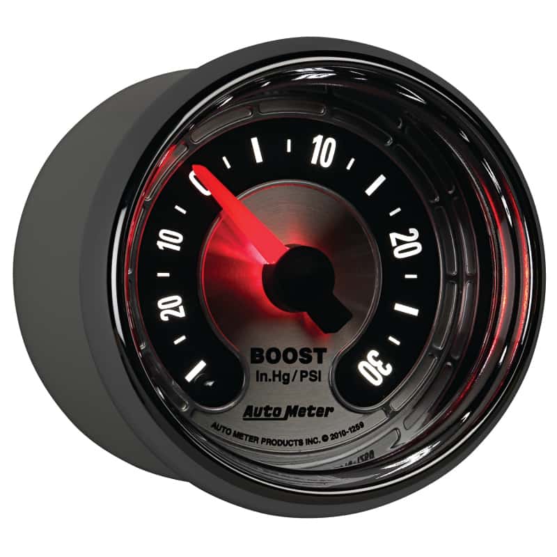 AutoMeter — Autometer American Muscle 52mm Full Sweep Electric 30 In Hg.-Vac/30PSI Boost Vacuum Gauge
GA 2" BST 30PSI ST A - view 9