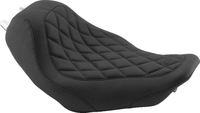 Mustang Motorcycle — Mustang 04-21 Honda VT750 Aero Wide Touring 2PC Seat w/Driver Backrest - Black - view 1