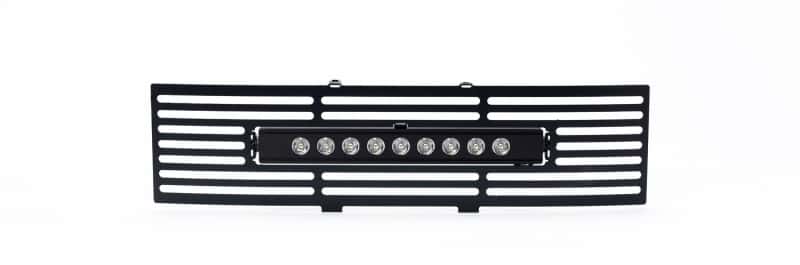 Putco — Putco 11-14 Ford F-150 - EcoBoost Bumper Grille Inserts - Black SS Bar and 10in Luminix Light Bar
BmprValanceGrilleIns - view 1