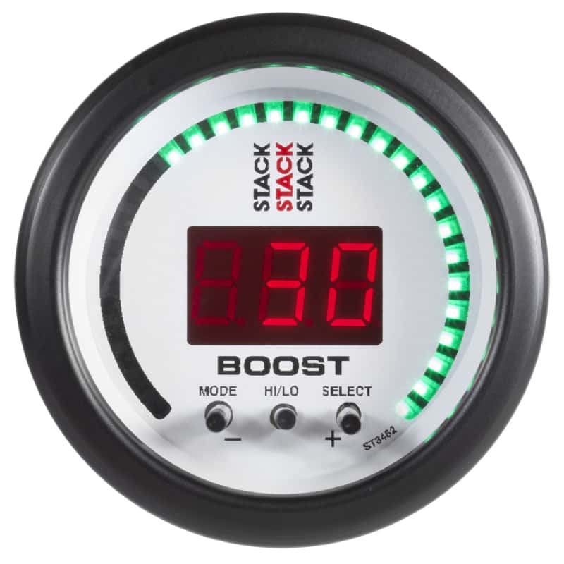 AutoMeter — Autometer Stack 52mm -1 to +2 Bar (-30INHG to +30 PSI) Boost Controller - White
Boost Cntrl Wht 3Bar - view 3