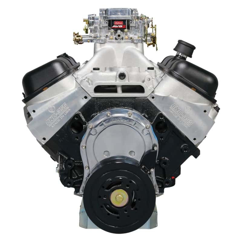 Edelbrock — Edelbrock Crate Engine Edelbrock/Pat Musi 555 RPM XT BBC 675 HP Stock Exhaust Port Location
{"Sellable":"Yes"}
CRATE ENGINE - view 7
