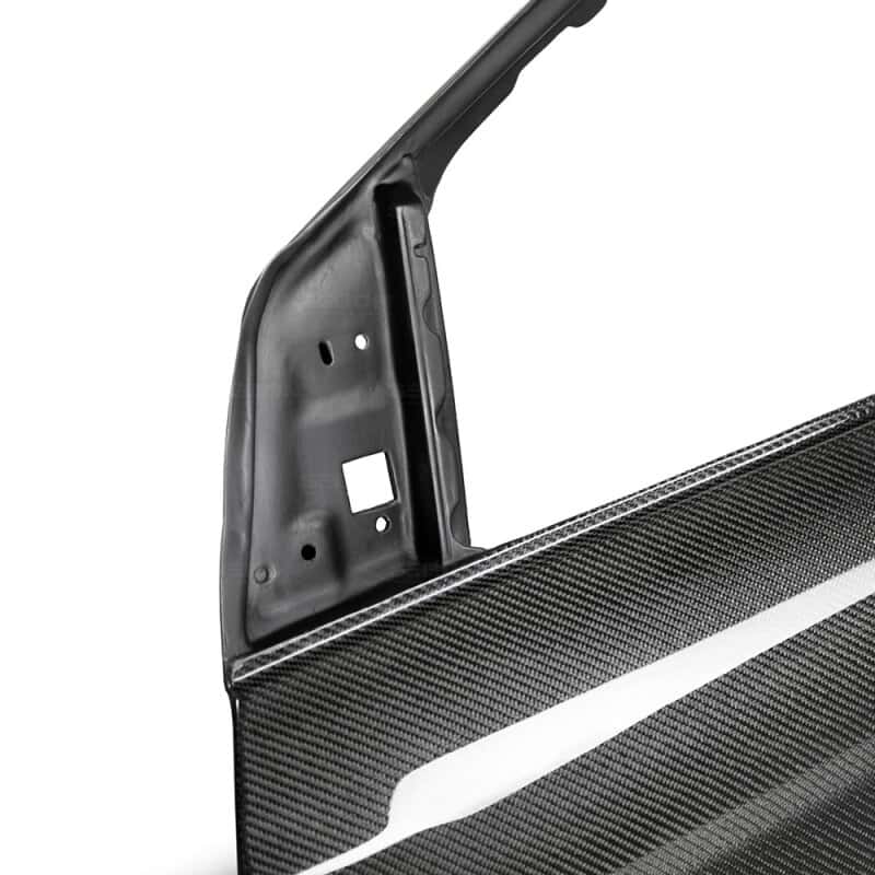 Anderson Composites — Anderson Composites 16-18 Ford Focus RS Front Carbon Fiber Doors (Pair) - view 5