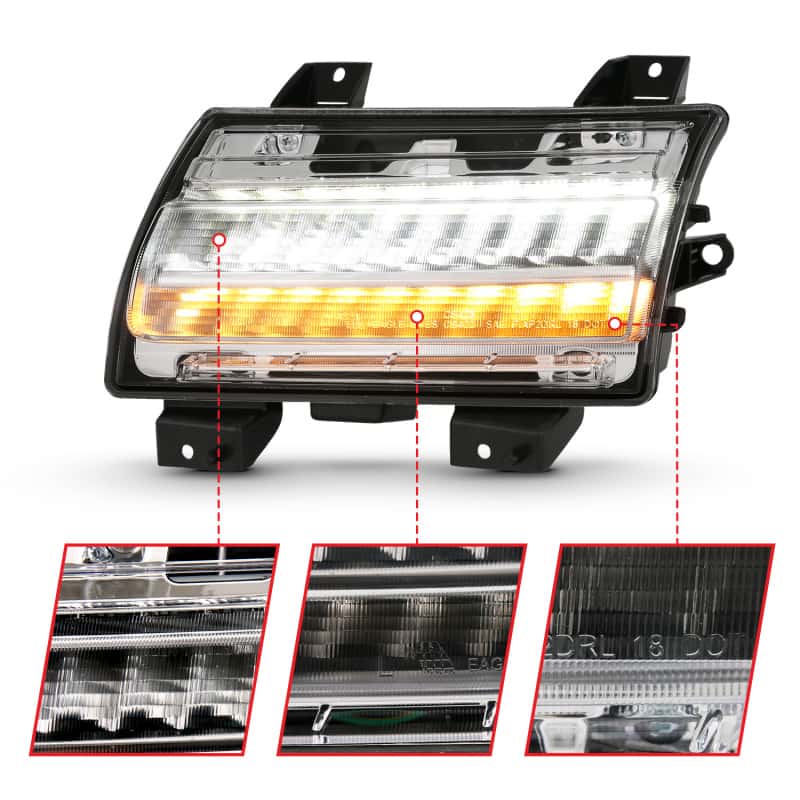 ANZO — ANZO 18-19 Jeep Wrangler JL Halogen Chrome Clear w/ Sequential Signal
SideMrkrLghtAssy
Side Markers - view 4