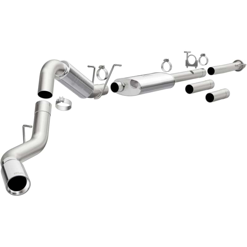 Magnaflow — MagnaFlow Stainless Cat-Back Exhaust 2015 Chevy Silverado 2500HD 6.0L P/S Rear Exit 5in
Cat-Back - view 2