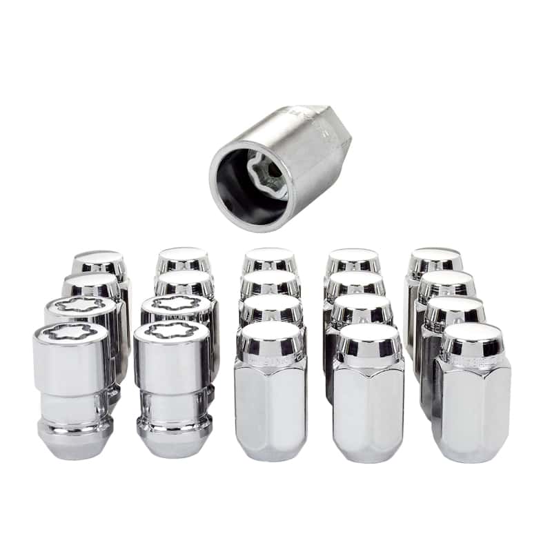 McGard — McGard 5 Lug Hex Install Kit (Clamshell) w/Locks (Cone Seat Nut) 1/2-20 / 13/16 Hex - Chrome - view 1