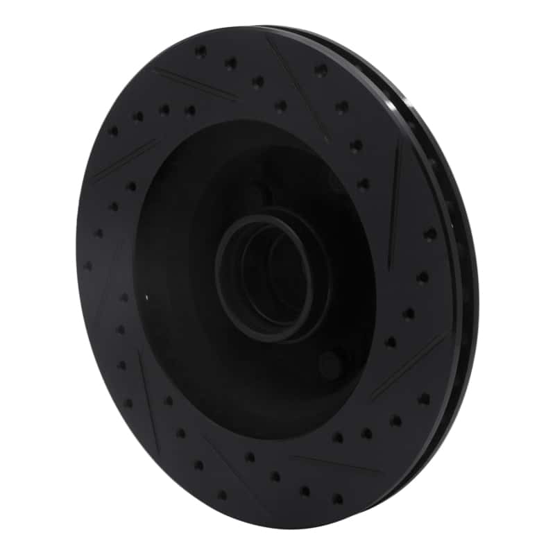 R1 Concepts — R1 86-92 Jeep Wagoneer Front Left Drilled & Slotted Black Brake Rotor
R1 Brake Rotor Drill - view 4