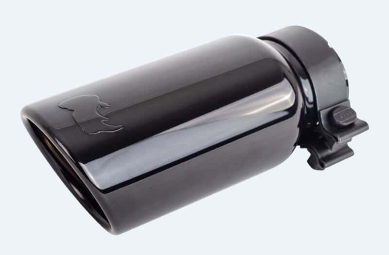 Go Rhino — Go Rhino Exhaust Tip - Black Chrome - ID 3in x L 14in x OD 4in
GR Exhaust Tip - view 1