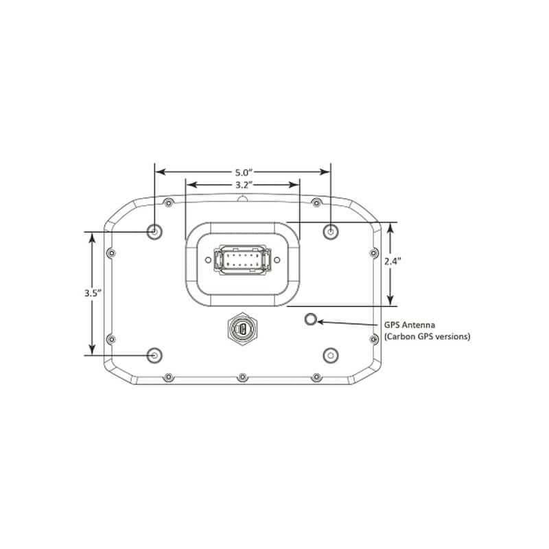 AEM — AEM CD-7 Non Logging Race Dash Carbon Fiber Digital Display (CAN Input Only)
CD-7 Carbon - view 8