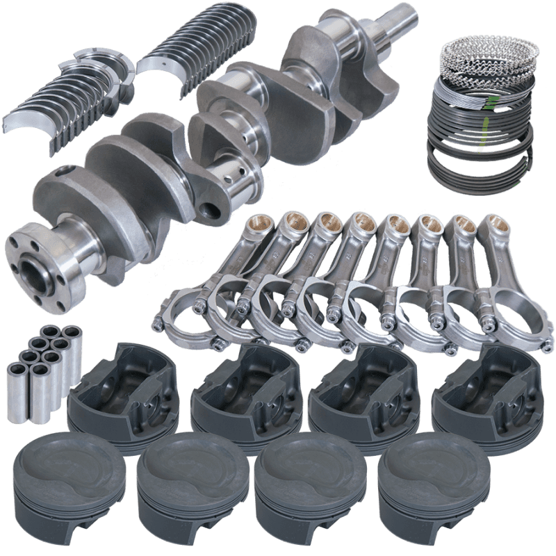 Eagle — Eagle Ford 289/302 3.400in Crank 5.400in I-Beam Rods -16cc 4.125in Pistons Rotating Assembly
Street & Strip Assy - view 1