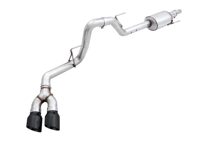 AWE Tuning — AWE Tuning 2015+ Ford F-150 0FG Single Exit Performance Exhaust System w/4.5in Diamond Black Tips
0FG Catback - view 1