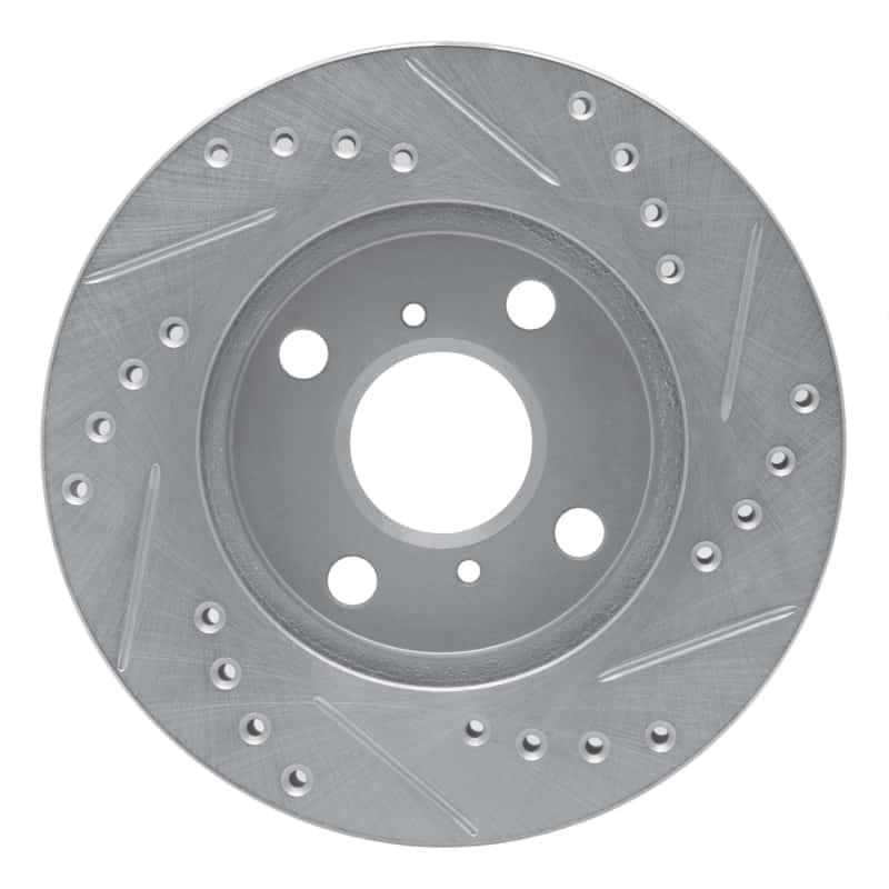 R1 Concepts — R1 99-05 Toyota Yaris (Mexico) Front Left Drilled & Slotted Silver Brake Rotor
R1 Brake Rotor Drill - view 5