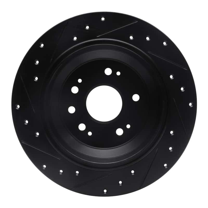 R1 Concepts — R1 10-15 Honda Accord Crosstour Rear Right Drilled & Slotted Black Brake Rotor
R1 Brake Rotor Drill - view 5
