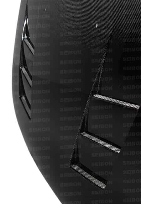 Seibon — Seibon 92-95 Honda Civic 2DR/3DR TS-Style Carbon Fiber Hood - view 10