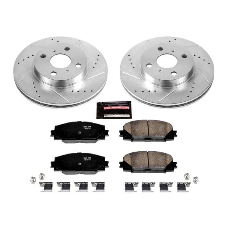 PowerStop — Power Stop 2013 Scion iQ Front Z23 Evolution Sport Brake Kit - view 1