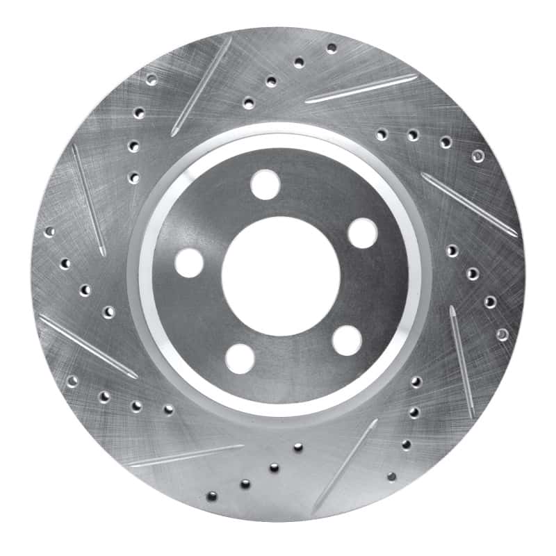 R1 Concepts — R1 09-23 Dodge Challenger Front Left Drilled & Slotted Silver Brake Rotor
R1 Brake Rotor Drill - view 1