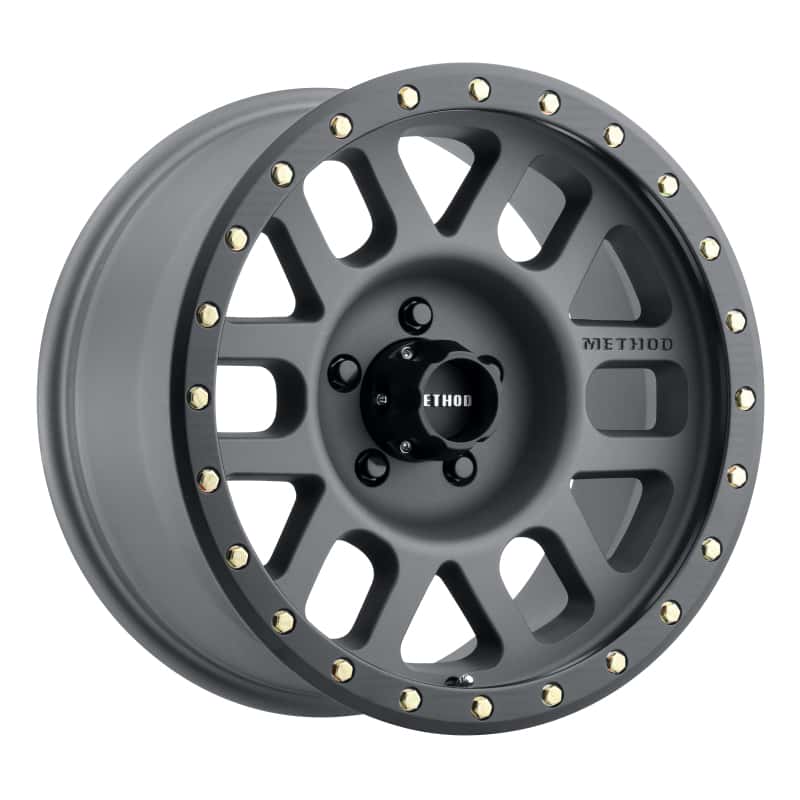 Method Wheels — Method MR309 Grid 17x8.5 0mm Offset 5x5 94mm CB Titanium/Black Street Loc Wheel - view 1