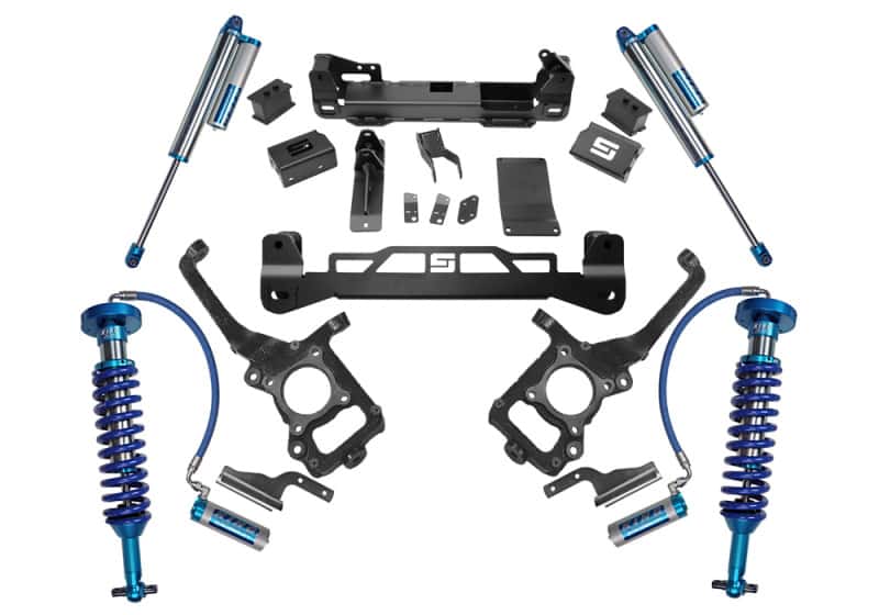Superlift — Superlift 2021 Ford F-150 4WD 6in Lift Kit w/King FR Coils & Rear Reservoir Shocks
Suspension Lift Kit - view 2
