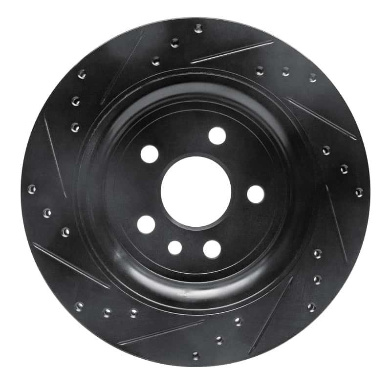 R1 Concepts — R1 07-18 Volvo S60 Rear Right Drilled & Slotted Black Brake Rotor
R1 Brake Rotor Drill - view 5