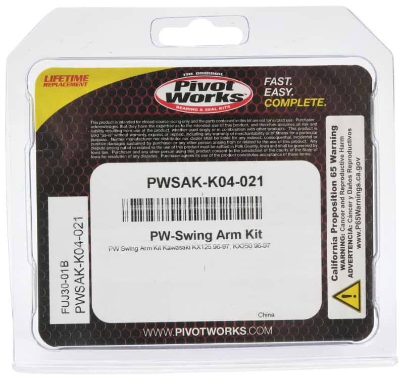 Pivot Works — Pivot Works 96-97 Kawasaki KX125 Swing Arm Kit - view 3