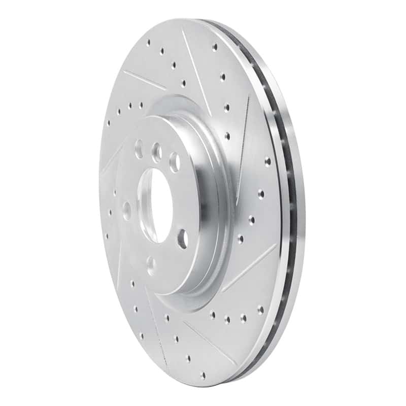 R1 Concepts — R1 15-25 BMW X1 (USA/Canada) Front Right Drilled & Slotted Silver Brake Rotor
R1 Brake Rotor Drill - view 2
