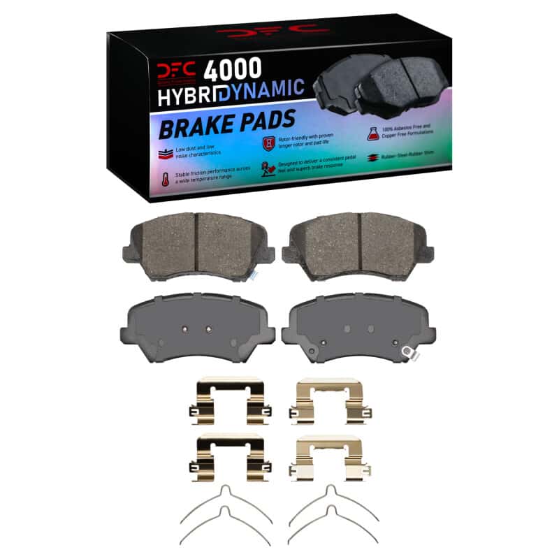DFC — DFC 16-21 Hyundai Veloster Front 4000 HybriDynamic Brake Pads and Hardware Kit
DFC Brake Pad Set - view 1