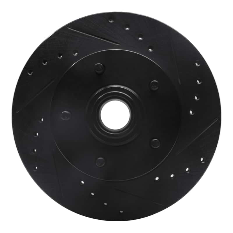 R1 Concepts — R1 67-74 Buick GS Front Right Drilled & Slotted Black Brake Rotor
R1 Brake Rotor Drill - view 1