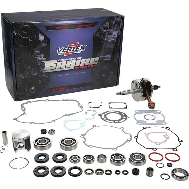 Vertex Pistons — Vertex Pistons 14-24 KX 85/14-18 KX 85 Big Wheel Complete Engine Rebuild Kit - view 2