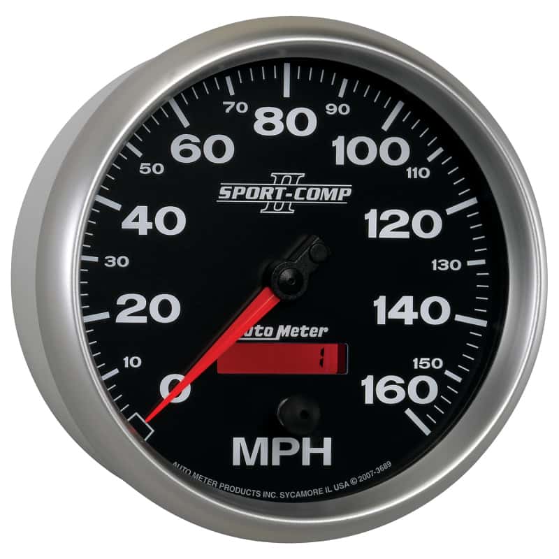 AutoMeter — Autometer Sport-Comp II 5 inch 0-160MPH Electronic Programmable Speedometer
5" SPEEDO, 160 MPH, - view 11