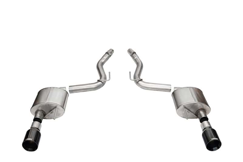 CORSA Performance — Corsa 2024+ Ford Mustang GT Sport Axle-Back Dual Rear Exit with 4.5in Straight Cut Black PVD Tips
Exhaust - view 1