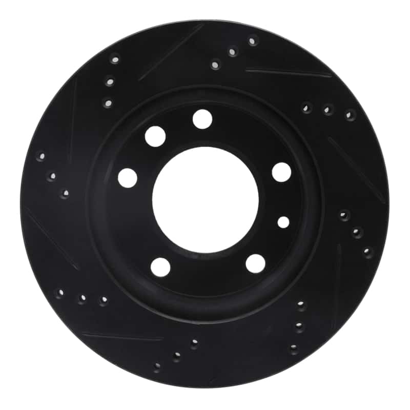 R1 Concepts — R1 02-06 Dodge Sprinter 3500 Front Left Drilled & Slotted Black Brake Rotor
R1 Brake Rotor Drill - view 5