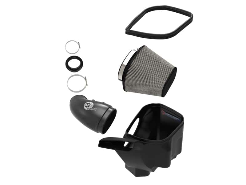 aFe — aFe 12-21 Jeep Grand Cherokee 6.4L Track Series Carbon Fiber Cold Air Intake w/Pro Dry S Filter
Track Series Intake  - view 3