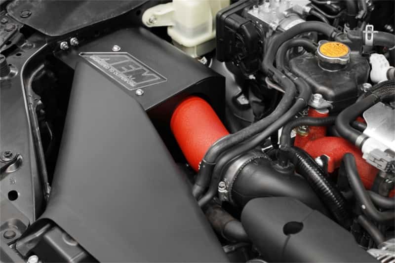 AEM Induction — AEM 2018 Subaru WRX STI 2.5L H4 F/I Cold Air Intake System - Wrinkle Red
Cold Air Intake Syst
AEM Cold Air Intake - view 5