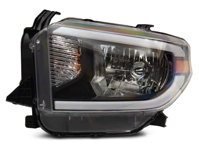 Raxiom — Raxiom 14-21 Toyota Tundra Axial Series Headlights w/ SEQL LED Bar- Blk Housing (Clear Lens)
Headlights - view 3