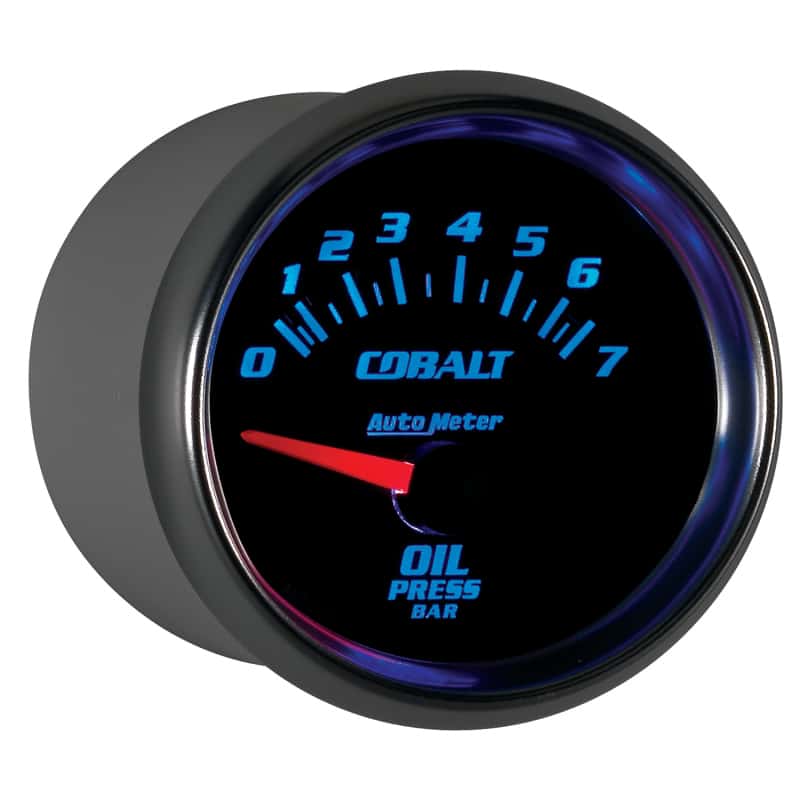 AutoMeter — Autometer Cobalt 52mm 0-7 BAR Short Sweep Electric Oil Pressure Gauge
GA 2" OILP 7BAR E CB - view 13