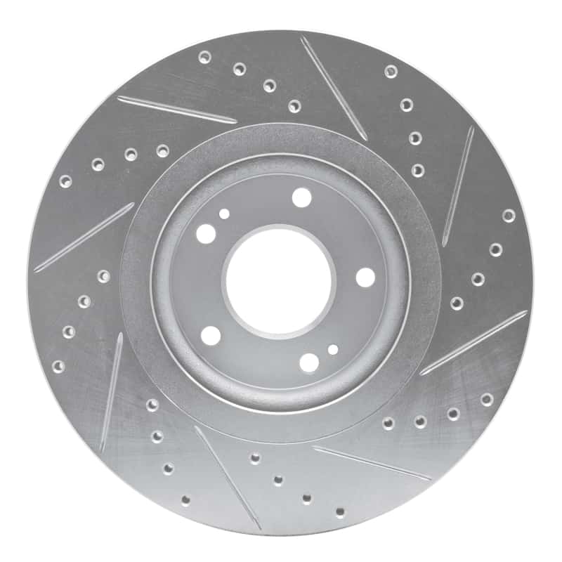 R1 Concepts — R1 15-21 Kia SEDONA Front Left Drilled & Slotted Silver Brake Rotor
R1 Brake Rotor Drill - view 5