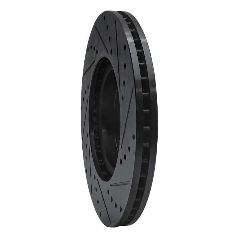 R1 Concepts — R1 07-20 Acura MDX Front Left Drilled & Slotted Black Brake Rotor
R1 Brake Rotor Drill - view 4