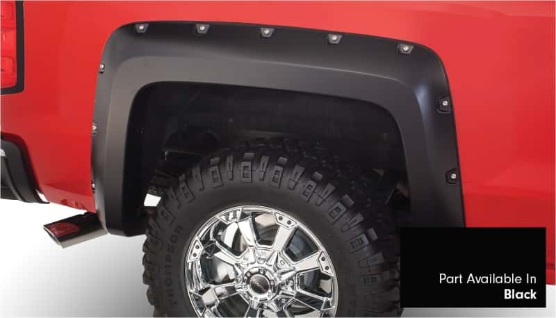 Bushwacker — Bushwacker 16-18 Chevy Silverado 1500 Fleetside Pocket Style Flares 4pc 78.8/97.8in Bed - Black
FF Pocket 4Pc Color - view 6