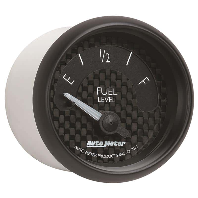 AutoMeter — Autometer GT Series 52mm Short Sweep Electronic 240-33 ohms Fuel Level (For use w/ 3262)
2-1/16" FUEL LEVEL, - view 5