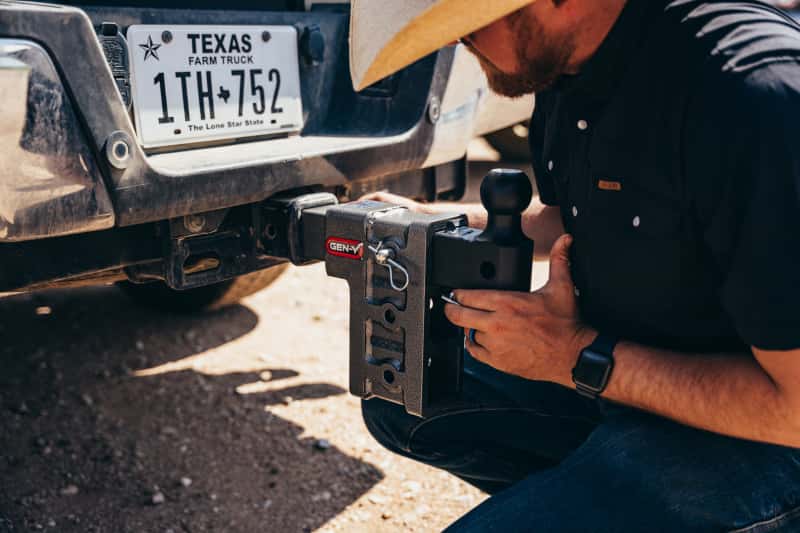 GEN-Y Hitch — Gen-Y Mega Duty 2in Bolt On 7.5in Drop 2K TW 16K (Hitch Only)
Drop Hitch - view 3