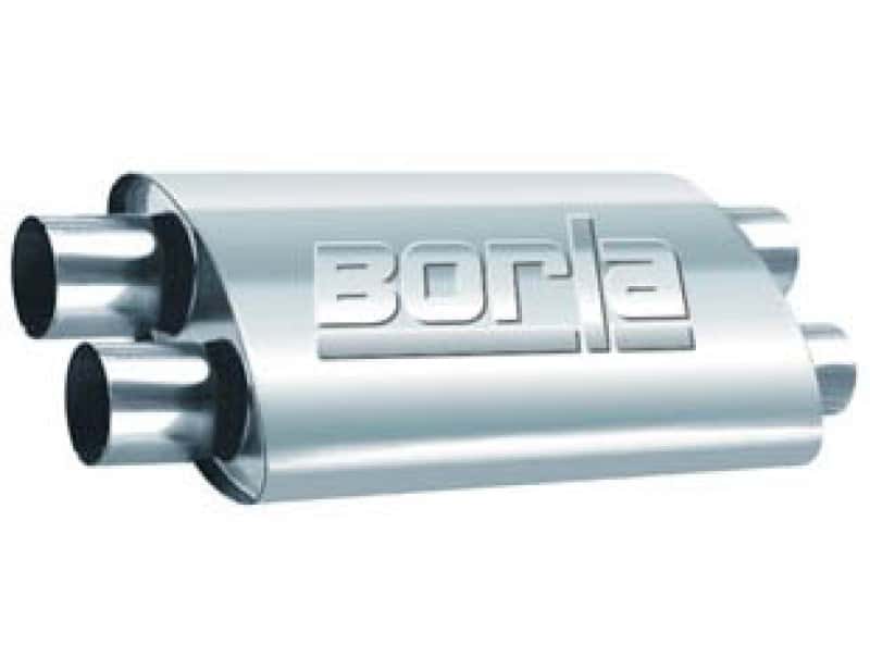 Borla — Borla 2.50in Dual In/Out 19in x 9.5in x 4in PRO-XS Muffler
ProXS Muffler
Muffler - view 1