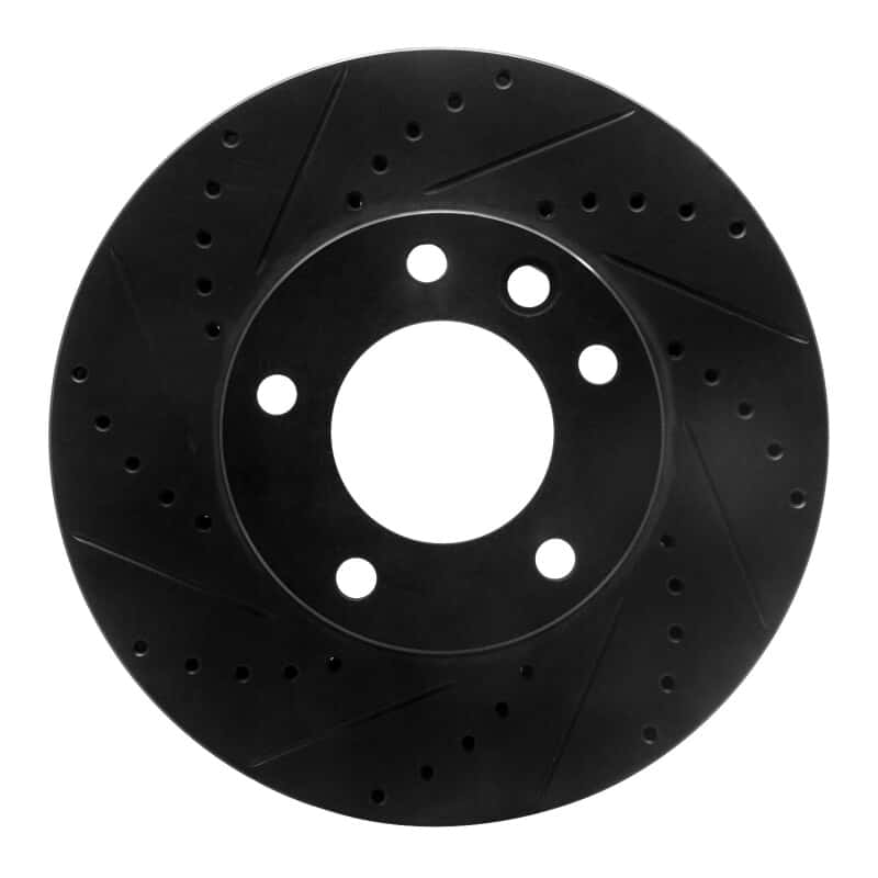 R1 Concepts — R1 08-18 Mercedes-Benz G550 Front Left Drilled & Slotted Black Brake Rotor
R1 Brake Rotor Drill - view 1