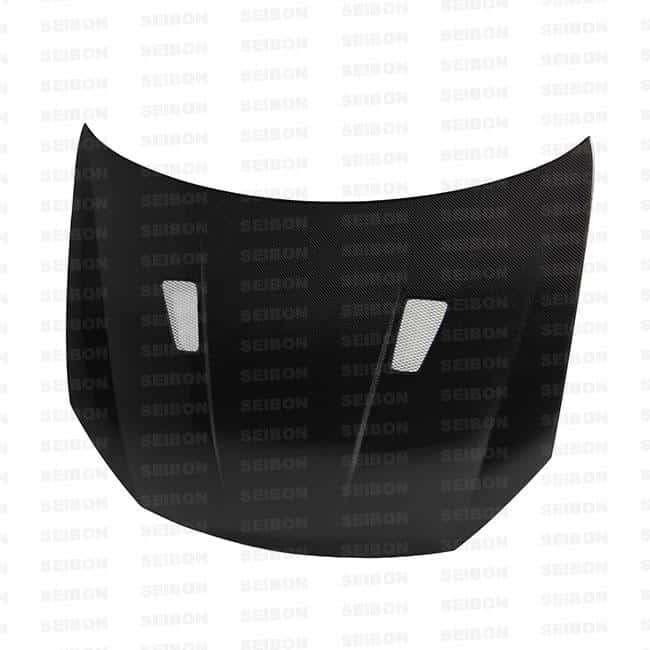 Seibon — Seibon 10-11 VW Golf GTI 5K/MK6 TM Carbon Fiber Hood w/ Shaved Emblem - view 4