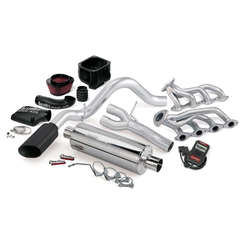 Banks Power — Banks Power 10 Chevy 5.3L ECSB FFV PowerPack System - SS Single Side-Exit Exhaust w/ Black Tip
Performance System - view 2