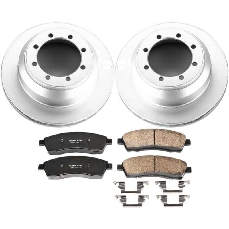 PowerStop — Power Stop 99-04 Ford F-350 Super Duty Rear Z17 Evolution Geomet Coated Brake Kit - view 1