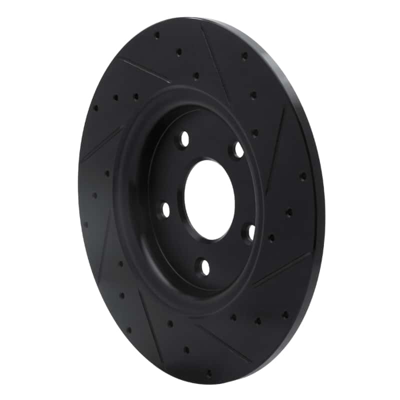 R1 Concepts — R1 12-20 Chrysler Town & Country Rear Left Drilled & Slotted Black Brake Rotor
R1 Brake Rotor Drill - view 4