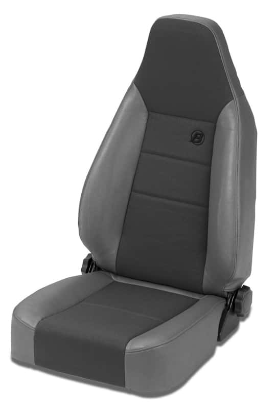 Bestop — Bestop 76-86 Jeep Cj7 Front Trailmax II Sport Seat (Center Fabric Insert Charcoal/Gray)
Sport Seat - view 1