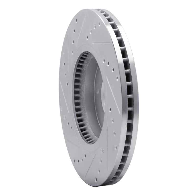 R1 Concepts — R1 2007-2009 Hyundai Santa Fe Front Right Drilled & Slotted Silver Brake Rotor
R1 Brake Rotor Drill - view 4